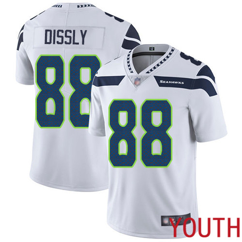Seattle Seahawks Limited White Youth Will Dissly Road Jersey NFL Football #88 Vapor Untouchable->seattle seahawks->NFL Jersey